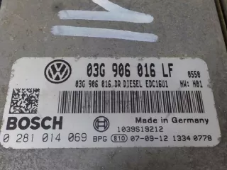 03G906016LF 0281014069 Блок управления двигателем Volkswagen Caddy 3 Арт e9771244, вид 2