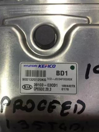 39103-03CD1 Блок управления двигателем Kia Ceed 3 Арт e9771453, вид 3