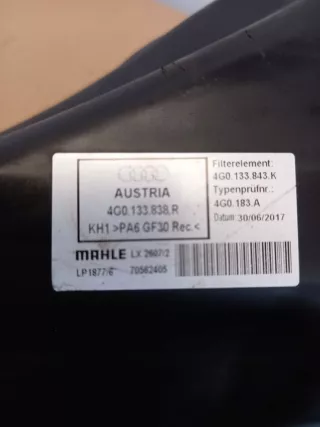 4G0133838R Корпус воздушного фильтра Audi A6 C7 (S6,RS6) Арт e9783028, вид 6