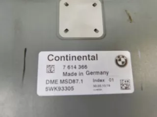 7614366 Блок управления двигателем BMW 5 F10/F11/GT F07 Арт e9797178, вид 2