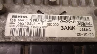 4M5112A650JK 5WS40303JT Блок управления двигателем Ford Focus 2 Арт e9799014, вид 3