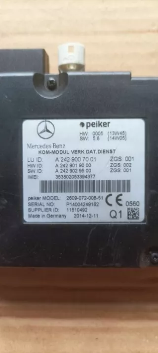 A2429007001 Блок предохранителей Mercedes A W176 Арт e9843098, вид 2