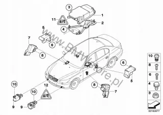 9172019 6978374 9160558 9114215 9145401 Блок AirBag BMW 5 E60/E61 Арт e9946090, вид 8