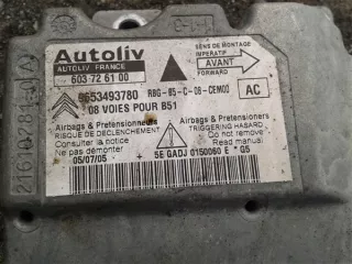603726100 Блок AirBag Citroen C4 1 Арт e9962243, вид 2