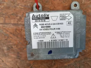 9653190880 Блок AirBag Citroen Berlingo 1 Арт e10065151, вид 4