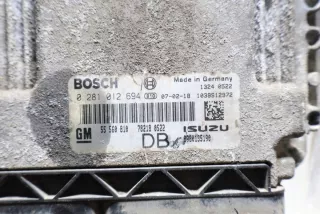 0281012694 55560810 Блок управления двигателем Opel Astra H Арт e10231898, вид 4