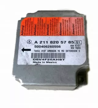  A2118205785 D6V4F26AHBT 500406260556 Блок AirBag Mercedes S W221 Арт e10432597, вид 1