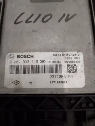 237106319R 1,6DCI 1,5DCI 0281033119 Блок управления двигателем Renault Clio 4 Арт e10480026, вид 2