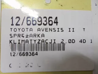 1CD-FTV 447220-6250 Компрессор кондиционера Toyota Avensis 2 Арт e10492223, вид 7