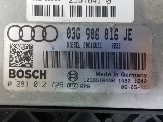 03G906016JE 0281012726 Блок управления двигателем Audi A4 B7 Арт e10505958, вид 2