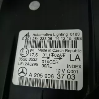 A2059063703 Фара левая Mercedes C W205 Арт e10512948, вид 5