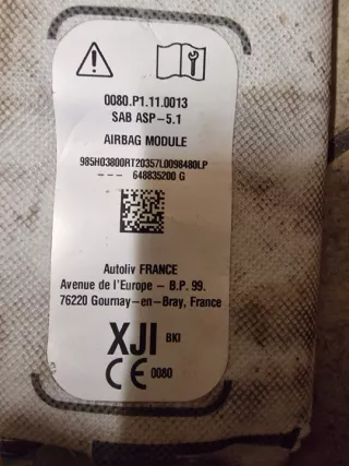 648835200G Подушка безопасности Dacia Sandero Stepway 2 Арт e10548881, вид 3