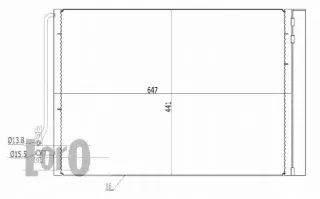 027-016-0005 Радиатор кондиционера  Land Rover Range Rover 3 Арт AL14831525562, вид 2