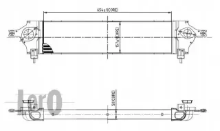 035-018-0002 Интеркулер Nissan Qashqai 1  Арт AL14831538146, вид 3