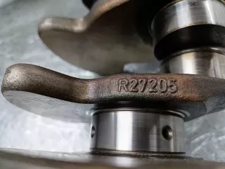 R27205,27205 Коленвал Mercedes ML W164 3.5л Арт 00299786, вид 3
