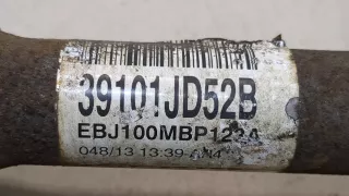39101JD52B Полуось передняя левая (приводной вал, шрус) Nissan Qashqai 2 Арт 20394473, вид 4