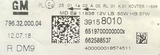 39158010,12.07.18 Фара передняя (комплект) Opel Astra K Арт AL14227751683, вид 4