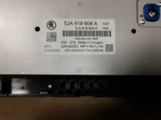 5Q0035874B,5JA919604A Магнитола (аудио система) Skoda Rapid Арт AL14467233969, вид 2