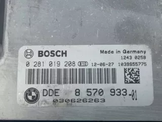 8570933 030626263 0281019208 Блок управления двигателем BMW 1 F20/F21 Арт e10600930, вид 2
