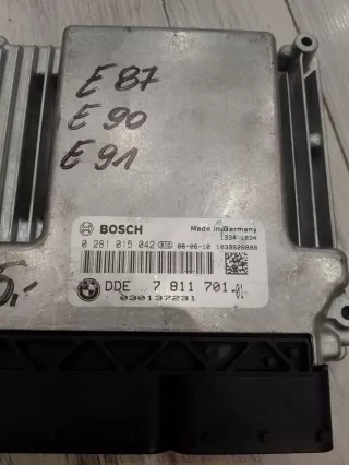 0281015042 7811701 DDE7811701 Блок управления двигателем BMW 1 E81/E82/E87/E88 Арт e10601133, вид 2