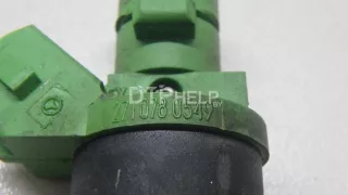 2710780549 Форсунка инжекторная электрическая Mercedes C W203 Арт AM70690621, вид 6