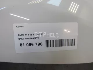 41007463772 Капот BMW X1 F48 Арт AM81096790, вид 11