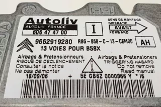 9662919280 Блок AirBag Citroen C4 1 Арт e12687524, вид 3