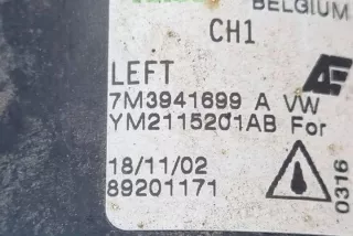 7M3941699A 31063314 Фара противотуманная левая Ford Galaxy 3 Арт e12683762, вид 1