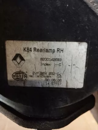 8200142683 8200142683C Фонарь задний правый Renault Megane 2 Арт e12682970, вид 3