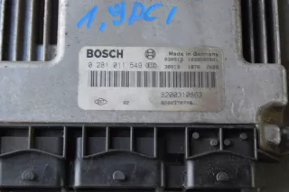 0281011549 8200310863 Блок управления двигателем Renault Grand Scenic 2 Арт e12677726, вид 4