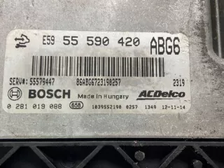 55579447 Блок управления двигателем Opel Zafira C Арт e12677351, вид 2