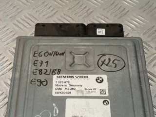 7575875 Блок управления двигателем BMW 1 E81/E82/E87/E88 Арт e12674945, вид 2