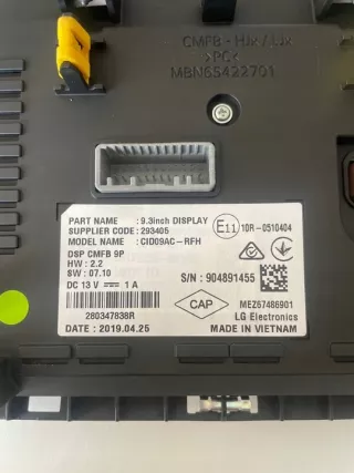 280347838R Блок навигации Renault Captur Арт e12672956, вид 4