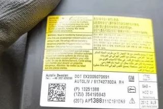 13251388 Подушка безопасности Opel Zafira B Арт e12671071, вид 4