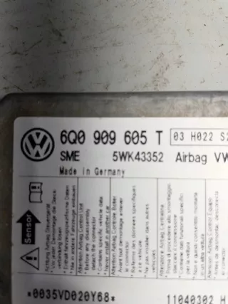 6Q0909605A Блок AirBag Volkswagen Caddy 4 Арт e12663551, вид 3