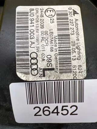 8J0941003AJ Фара левая Audi TT 2 Арт e12661424, вид 2