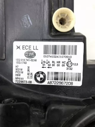 7229672 Фара правая BMW 1 F20/F21 Арт e12661112, вид 7