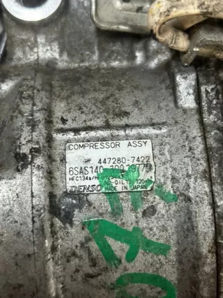 447280-7422 A0038304460 Компрессор кондиционера Mercedes A W176 Арт e12649114, вид 4