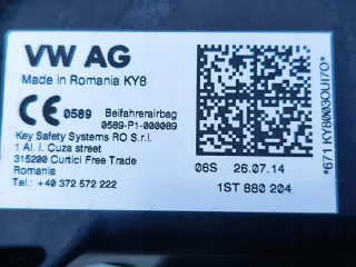1ST880204 KM17500773122 Подушка безопасности Skoda Rapid Арт e12648338, вид 9