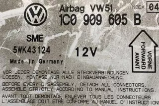 1C0909605B Блок AirBag Volkswagen Passat B5 Арт e12642901, вид 3
