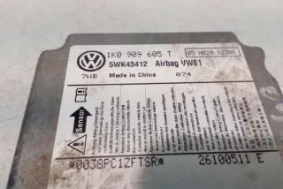 1K0909605T Блок AirBag Volkswagen Golf 5 Арт e12642797, вид 2