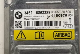 6863389 Блок AirBag BMW 1 F20/F21 Арт e12641061, вид 3