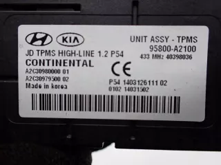 95800-A2100 Блок управления (другие) Kia Ceed 2 Арт e12637269, вид 4