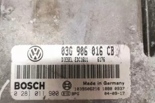 0281011900 Блок управления двигателем Volkswagen Golf 5 Арт e12620824, вид 1