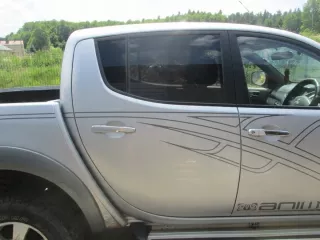  Дверь задняя правая Mitsubishi L200 4 Арт e12619473, вид 1
