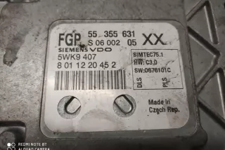 55355631 Блок управления двигателем Opel Vectra C  Арт e12619217, вид 1