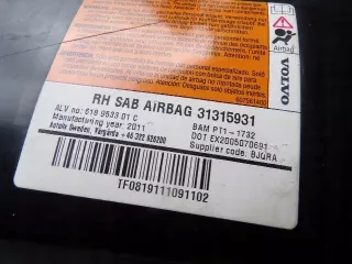 31315931 Подушка безопасности Volvo XC60 1 Арт e12610924, вид 2