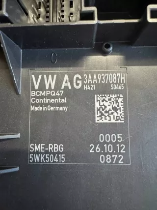 3AA937087H Блок комфорта Volkswagen Passat B7 Арт e12605368, вид 1