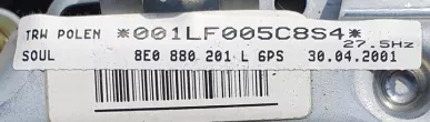 8E0880201L 8E0880201L-- Подушка безопасности Audi A4 B6 Арт e12602880, вид 3