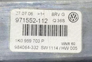 1K0959703P Моторчик стеклоподъемника Volkswagen Golf 5 Арт e12597126, вид 1